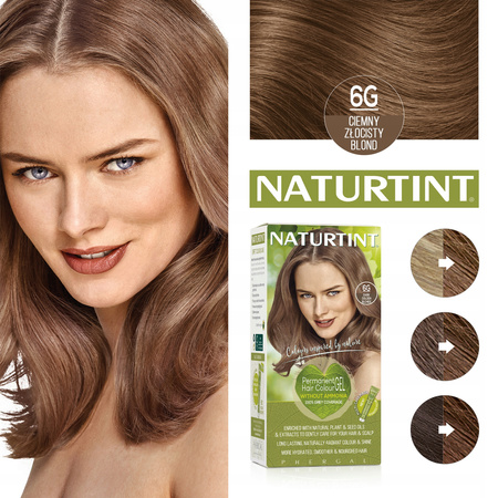 NATURTINT Farba do włosów 6G Ciemny Złocisty BLOND