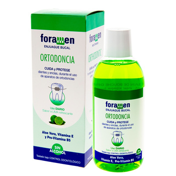 Foramen Płyn do ust ORTHODONTIC z ALOE VERA 500 ml